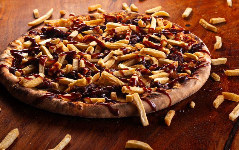 BBQ Chicken marco pizza with smoky sauce