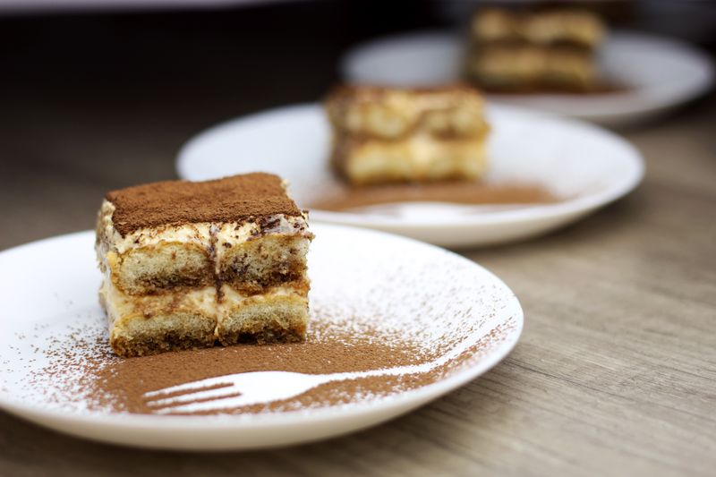 Tiramisu Italian dessert at Marcos